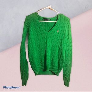 Ralph Lauren Green Polo sweater